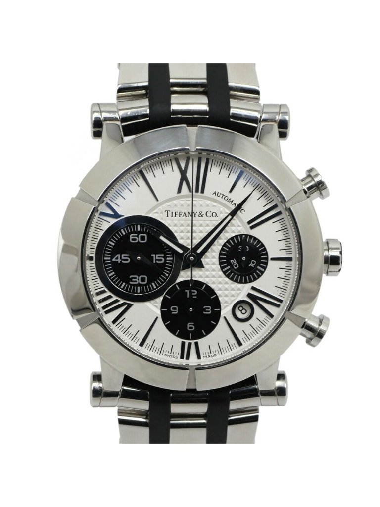 Tiffany  Co Atlasgent Chronograph Ss Automatic Watch